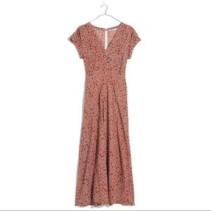 Madewell Woodblock Floral Maxi Dress